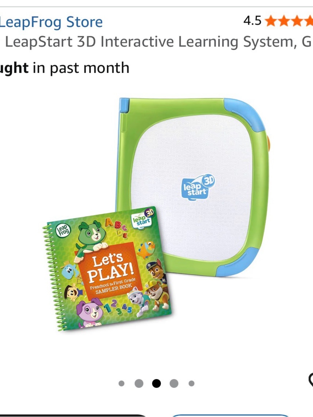 LeapFrog LeapStart Educational Activity Book - White, Green, Blue